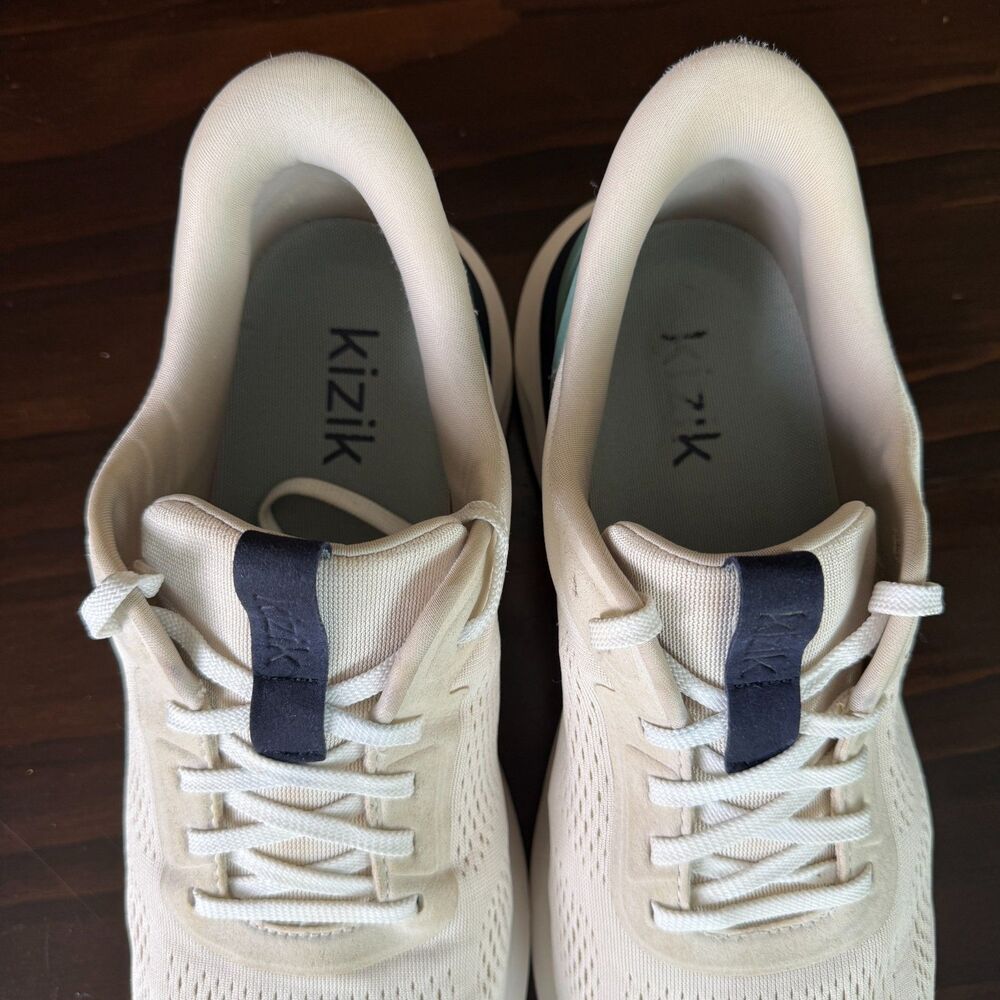 Size 13 - Kizik Men’s Athens 2 Whitecap Off white High Midsole Cage Tech - Picture 9 of 10